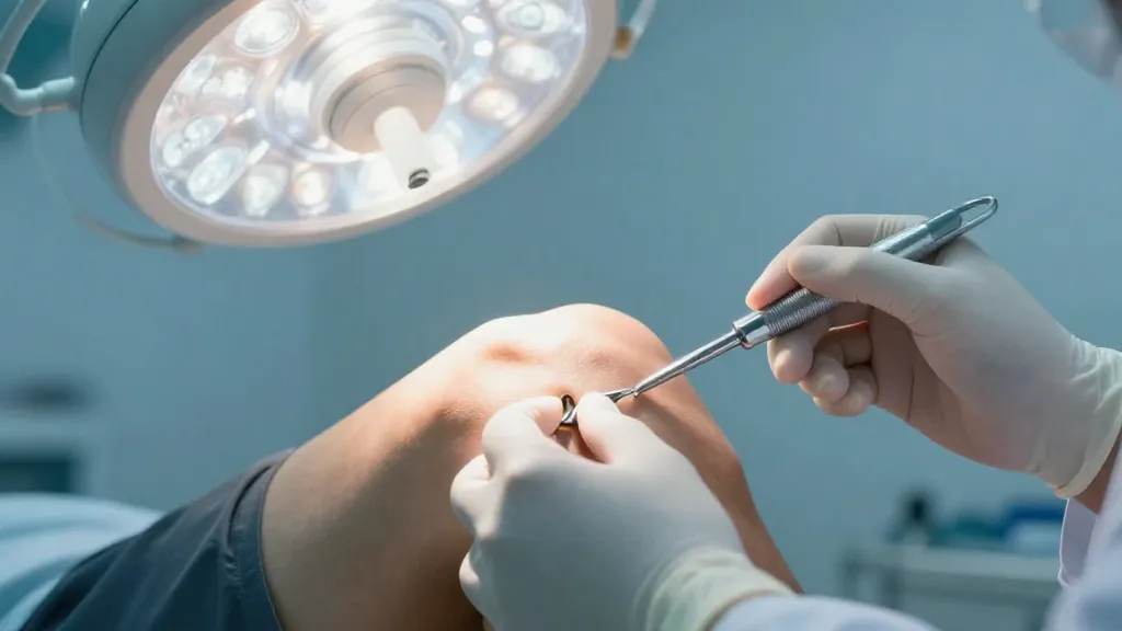Breakthrough Non-Surgical Procedure Cuts Knee Pain in Half for a Full Year