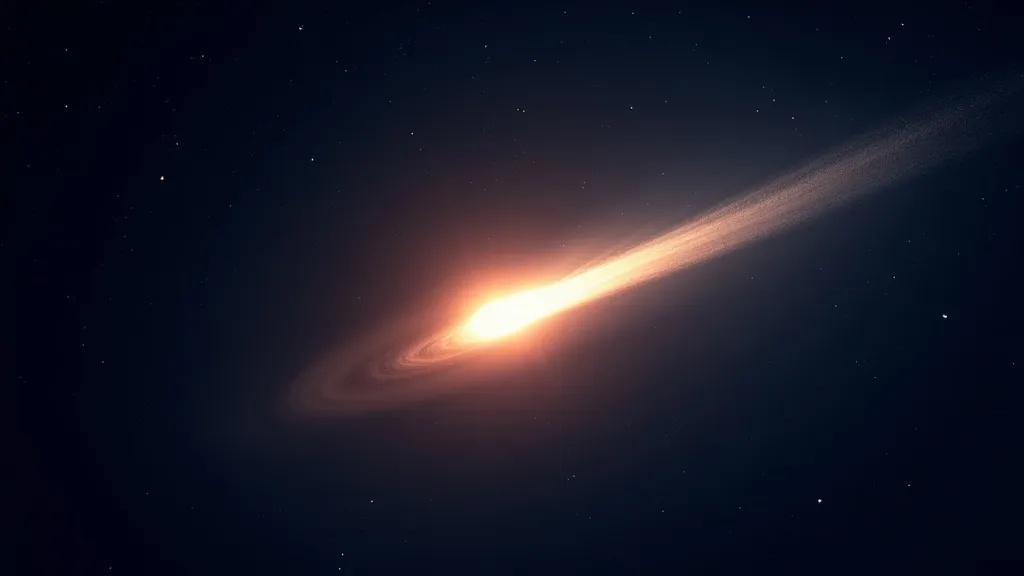 Cosmic Rebel: The Interstellar Comet With a Backward Tail