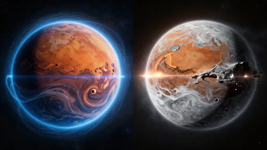 Mars Lost Its Oceans When Its Magnetic Shield Collapsed—Could Earth Be Next?