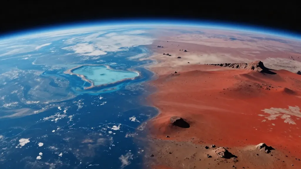 Mars Was Once a Striking Blue Planet With Oceans, Scientists Reveal