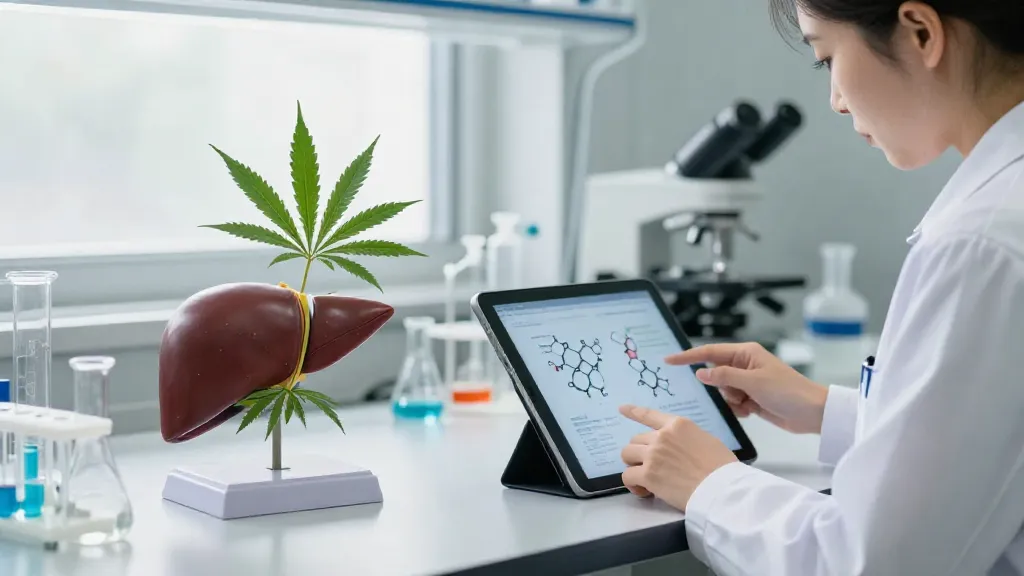 Scientists Discover Cannabis Compounds That Reverse Liver Damage Without Getting You High
