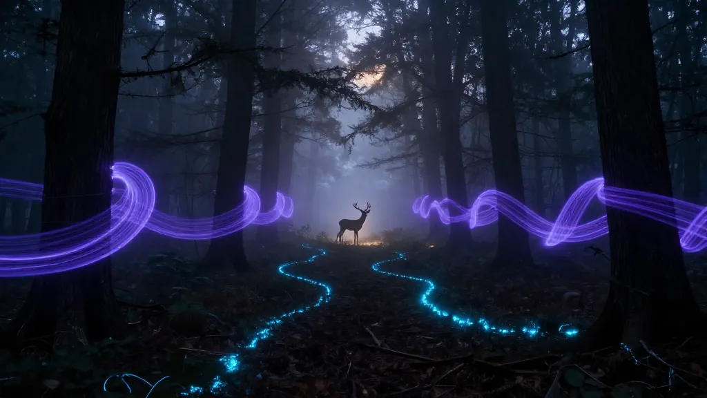 Scientists Discover Deer Leave Invisible Glowing Trails That Only They Can See