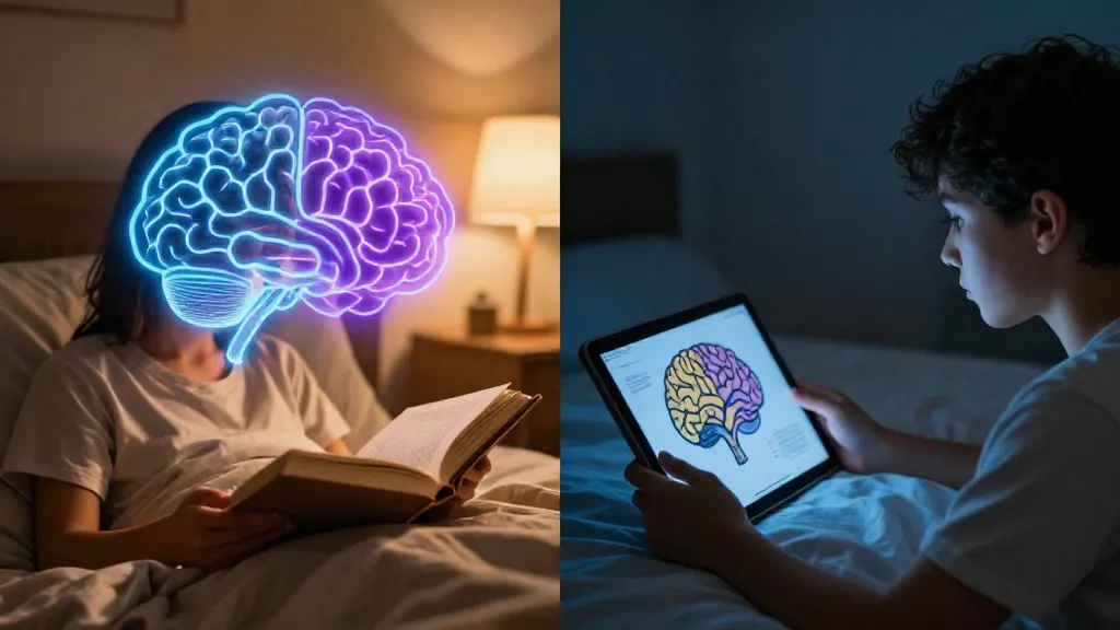 Scientists Discover Reading Before Bed Literally Rewires Your Brain Differently Than Watching TV