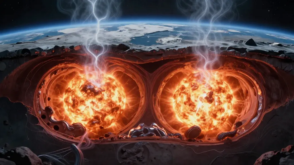 Scientists Discover Two Massive Underground Structures That Have Been Controlling Earth's Magnetic Field for Millions of Years